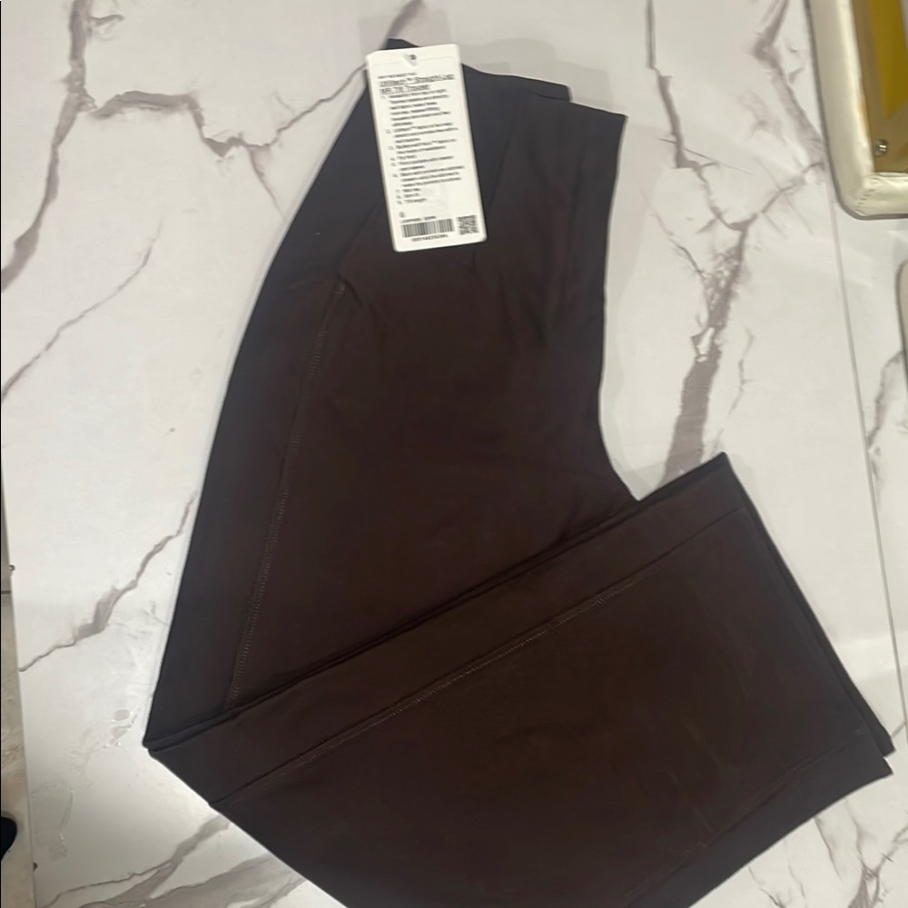 Lululemon Athletica Brown Trousers Wide-Leg Full-Length